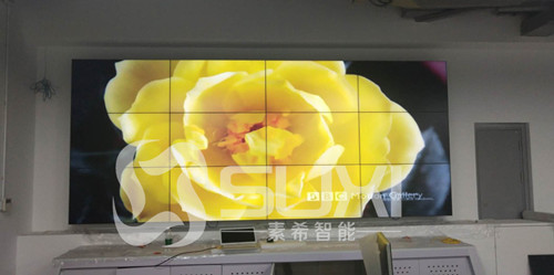 素希拼接屏成功入驻上海临港海洋科技广场展厅液晶拼接屏